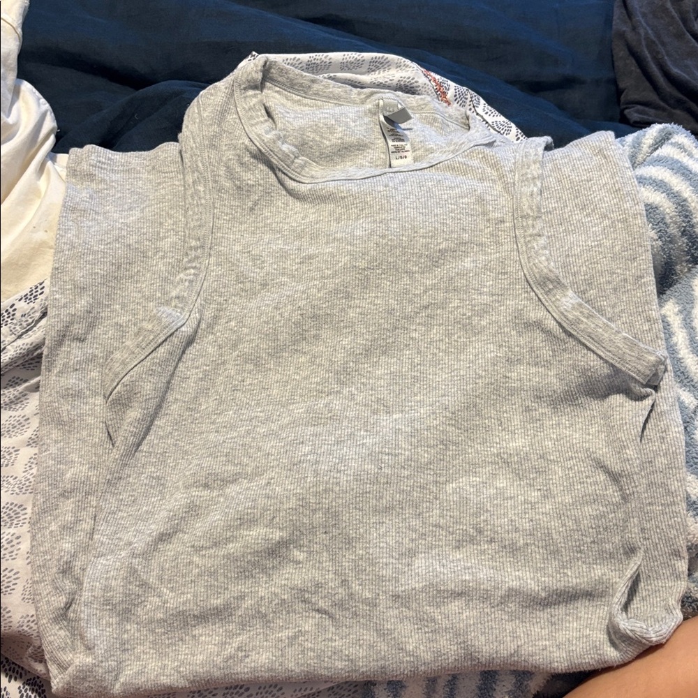 SKIMS Light Gray Ribbed Dress - Picture 3 of 4